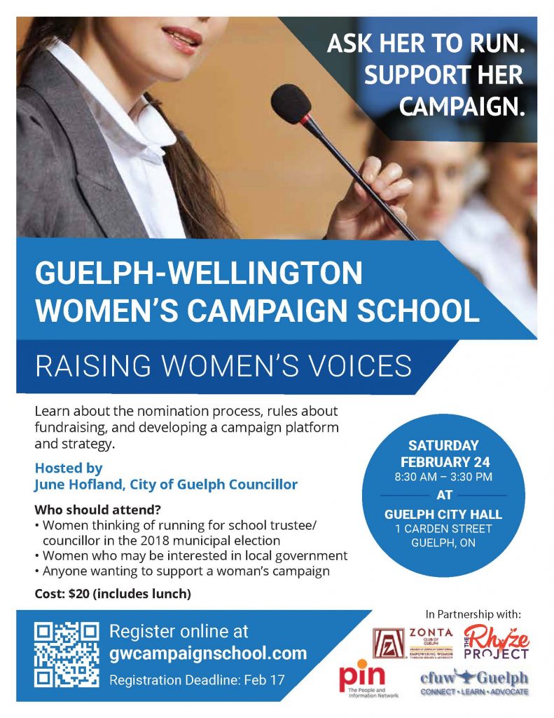 Guelph Wellington Women's Campaign School